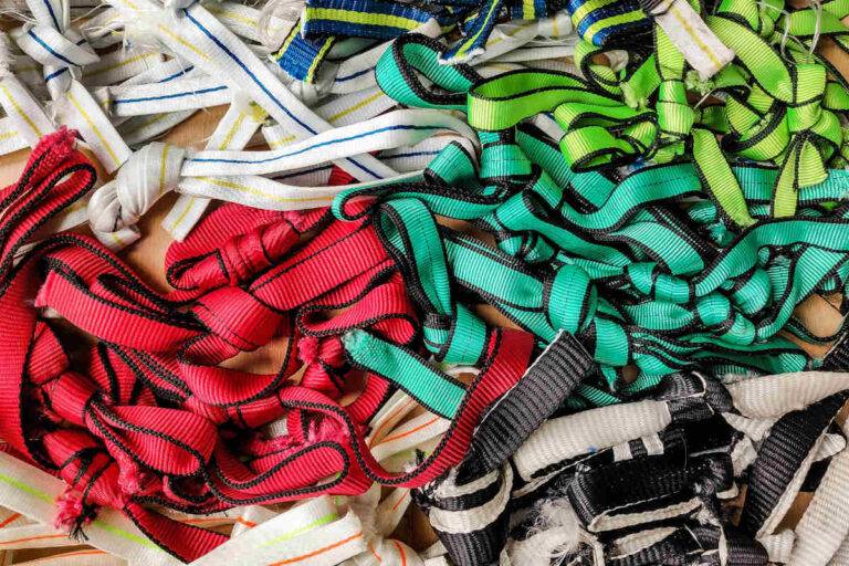 webbing knots influence on breaking strenght