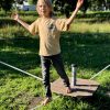 Slackline-Startplatform