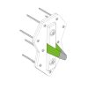 slackline holzwand fixieren